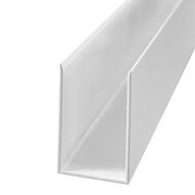 Swiftwall Pro Reusable Modular Panel System C-Channel in White Powder-Coated Aluminum CC04W